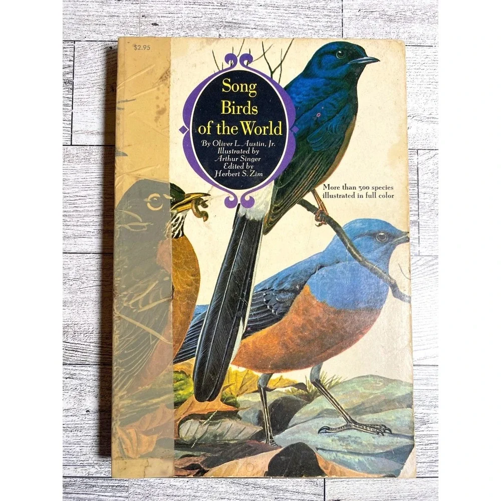 Song‎ Birds of the World Oliver L. Austin Jr. 1967 Illustrated Vintage Paperback
